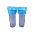 Mais vendida 2STAGE HOUSE INTEIRA UPVC Big Blue Bag Filter Housing para uso doméstico